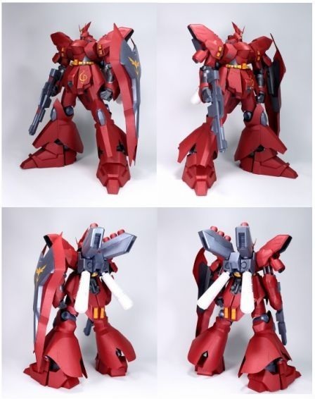Sazabi Gundam Papercraft sazabi gundam papercraft