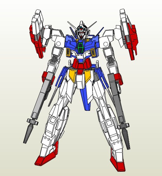 Gundam Age-2DB Papercraft Gundam Age 2DB Papercraft