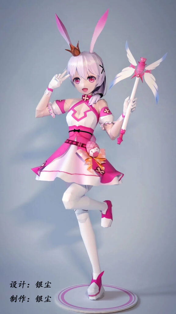 Honkai Impact Theresa Bunny Papercraft theresa