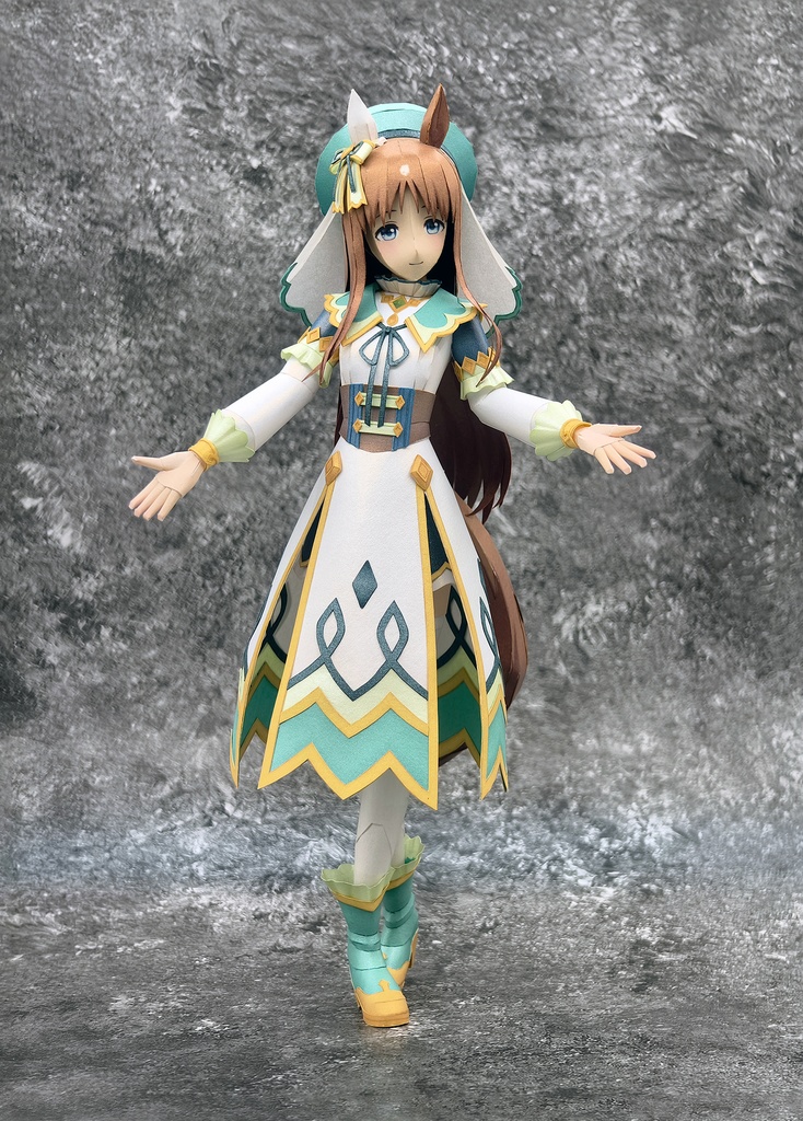 Uma Musume Grass Wonder Papercraft grass wonder