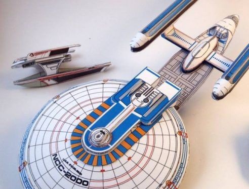 Star Trek III USS Excelsior Papercraft st