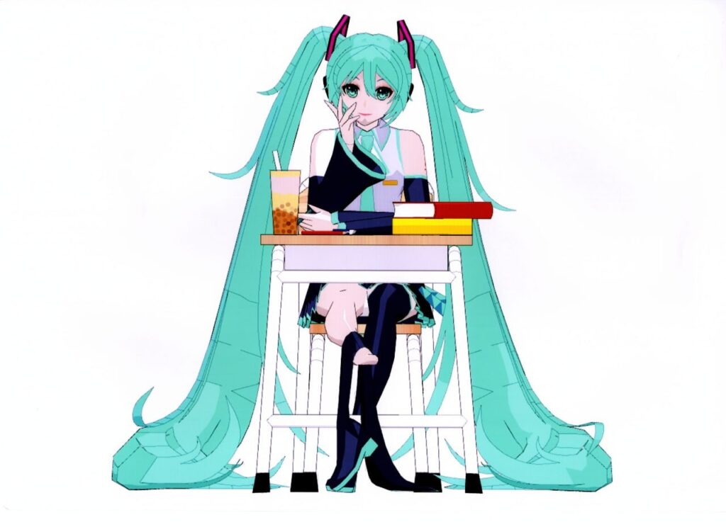 Back to School Classroom Miku Papercraft classroom miku papercraft 2