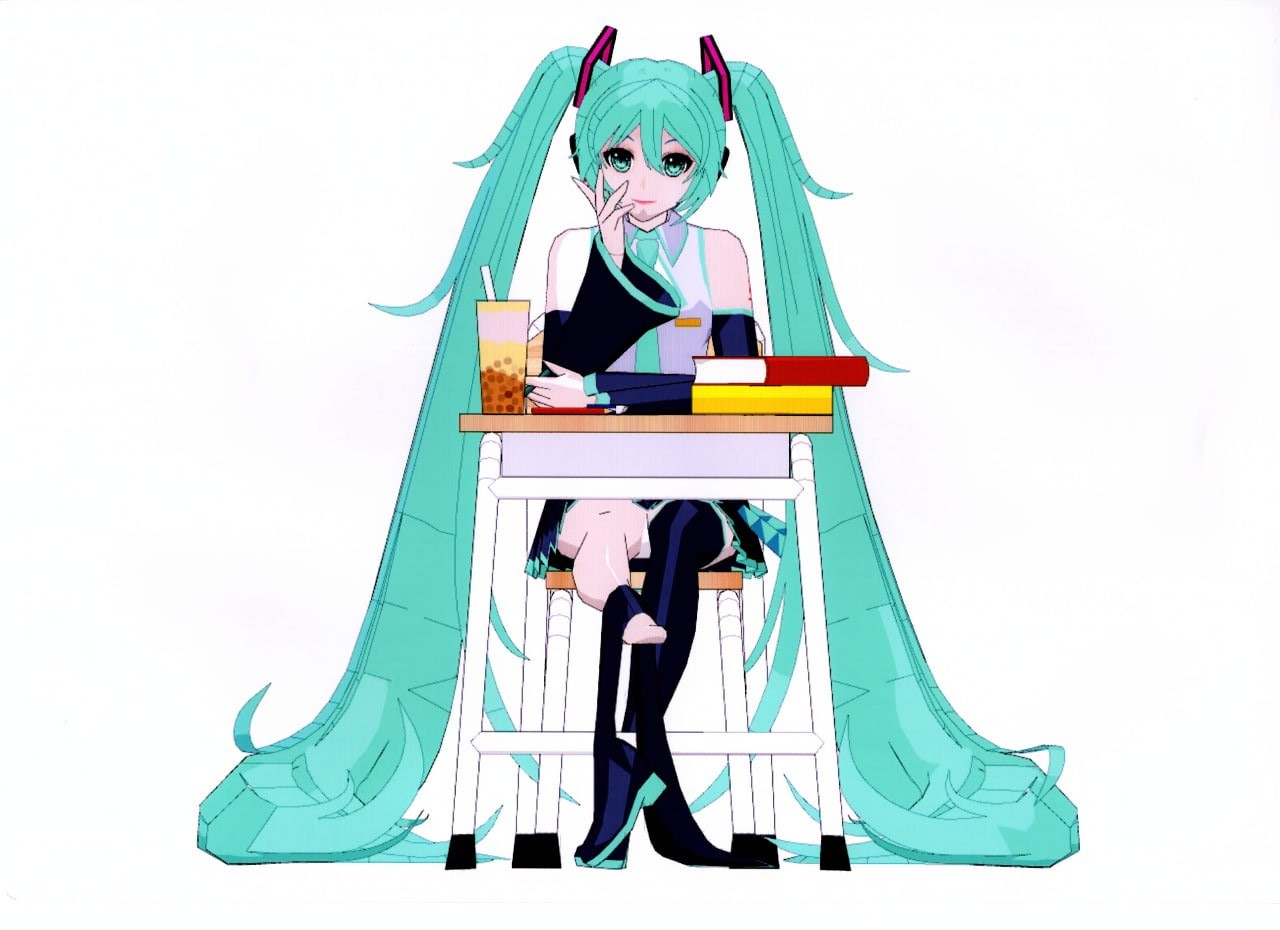 Back to School Classroom Miku Papercraft classroom miku papercraft 2