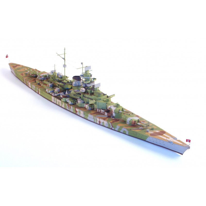 German battleship TIRPITZ Papercraft german battleship tirpitz jsc 015