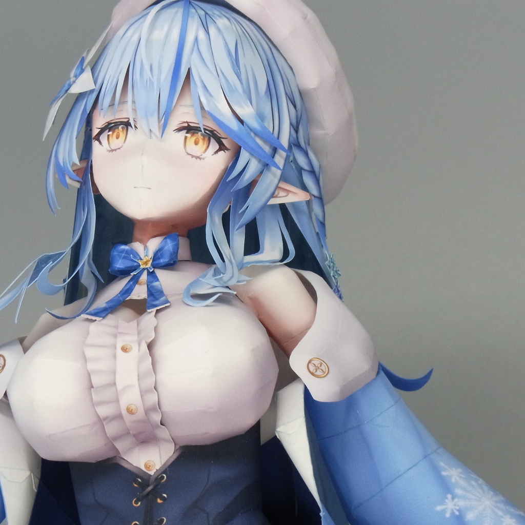 Hololive Yukihana Lamy Papercraft 03