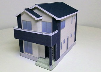 Custom Detached Japanese House Diorama Papercraft