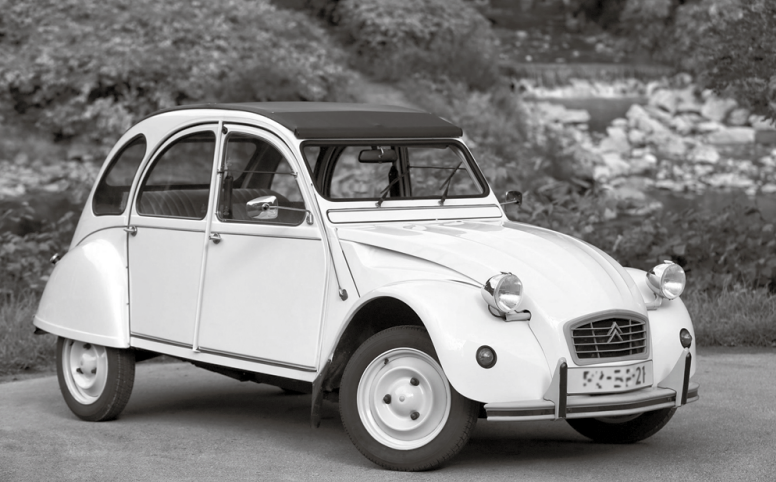 Citroen 2CV Car Papercraft citroen 2 cv