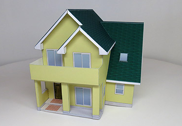 House No 7 Diorama Papercraft