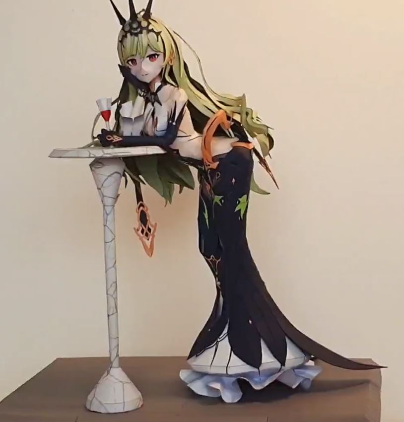 Honkai Impact Mobius v1 Papercraft mobius v1 papercraft