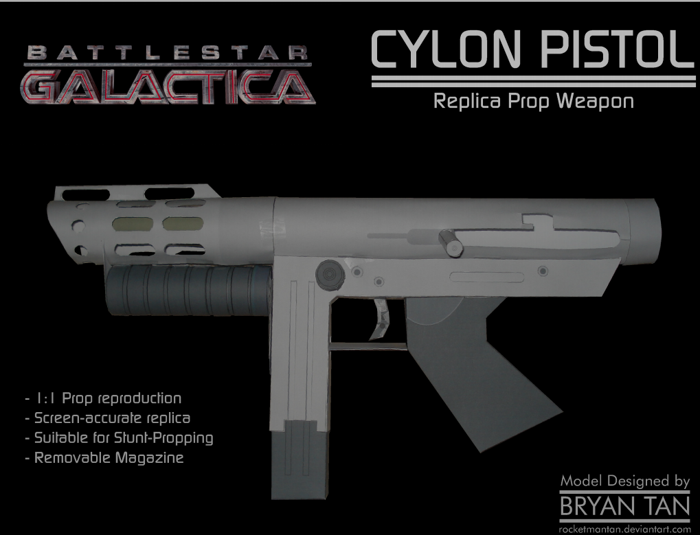 BattleStar Galactica Cylon Pistol