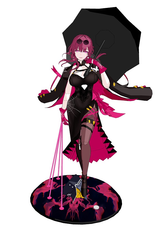 Honkai Star Rail Kafka Papercraft kafka papercraft