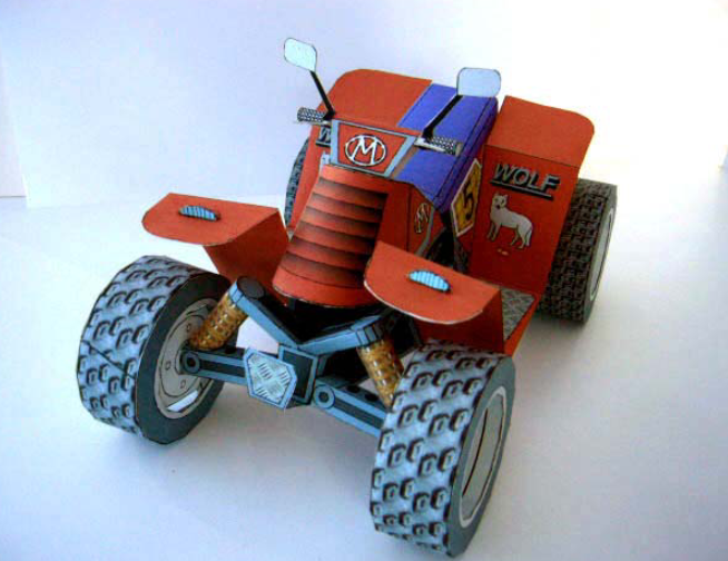 WOLF ATV Papercraft WOLF ATV Papercraft