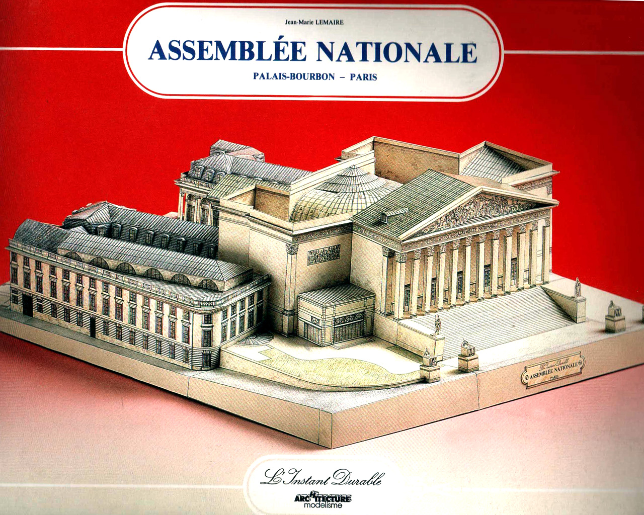 Palais Bourbon Architecture Papercraft Palais Bourbon Architecture Papercraft
